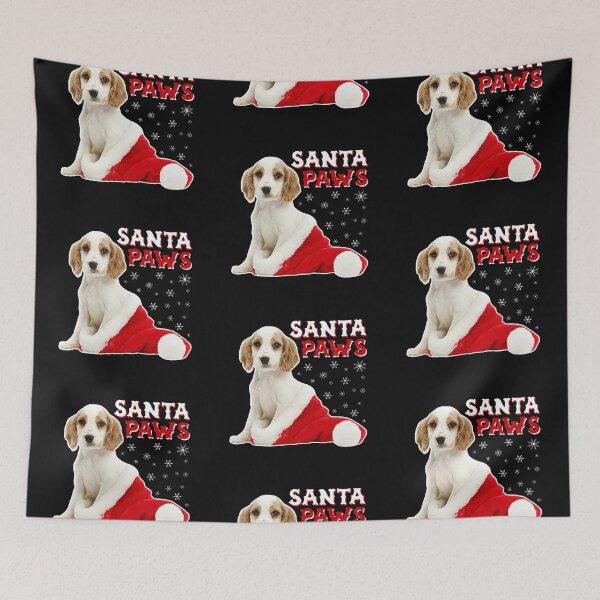 Item preview, santa paws christmas dog designed and sold by adeipyy.