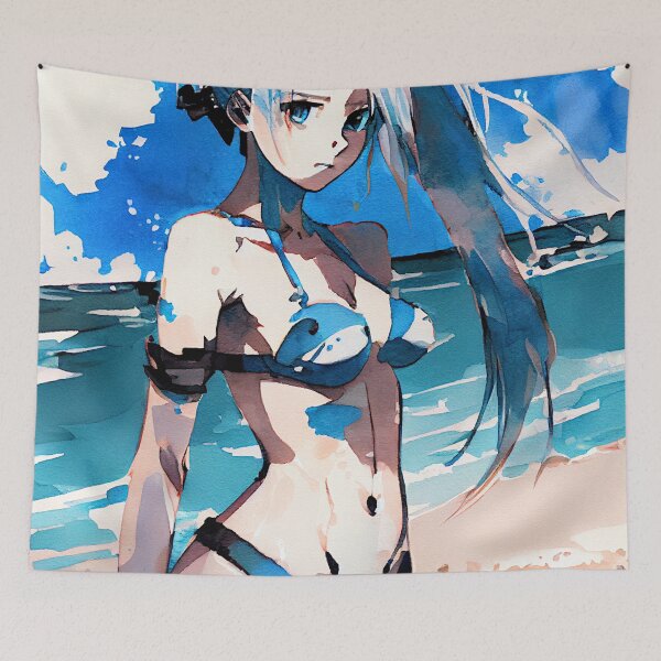Artikelvorschau, Anime-Bikini-Mädchen # 16 entworfen und verkauft von Eynoxart.