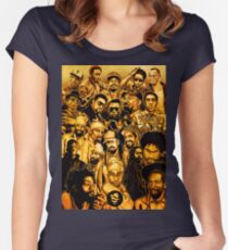 Dancehall Legenden! Tailliertes Rundhals-Shirt