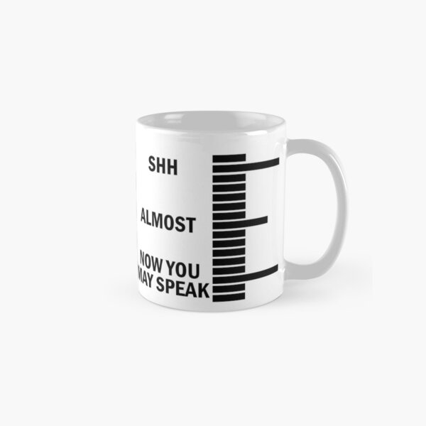 Item preview, Shh No talkie before coffee designed and sold by TheMugLadies.
