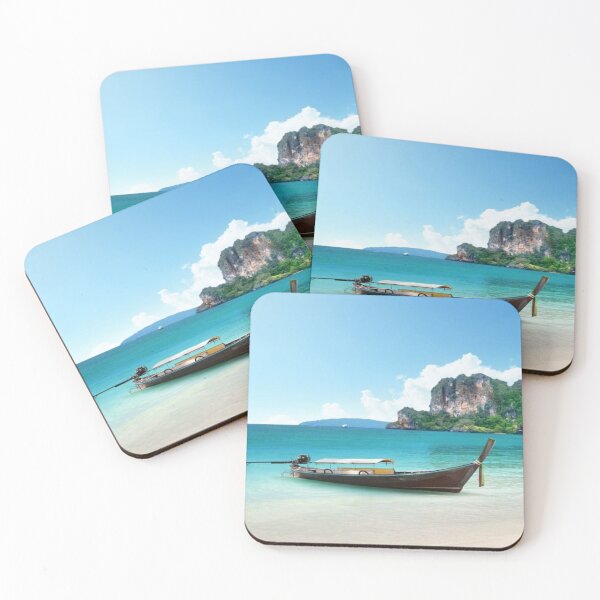 Item preview, Ocean View with Bots and Mountain designed and sold by NengShop.
