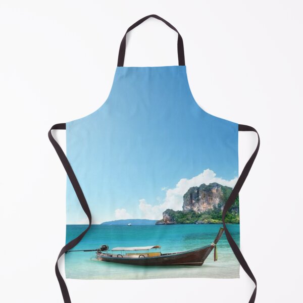Item preview, Ocean View with Bots and Mountain designed and sold by NengShop.