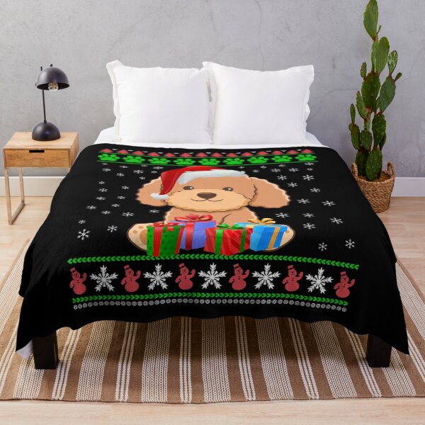 Item preview, Caniche Navidad fea designed and sold by finchestee.