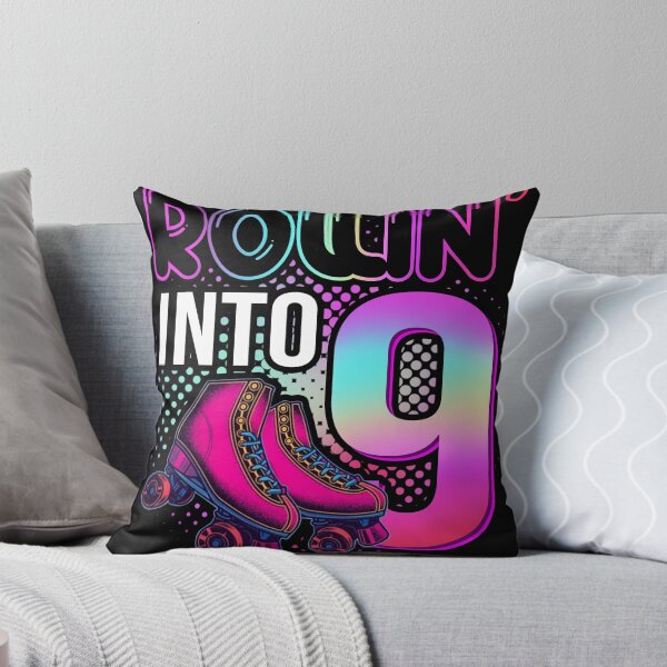 Item preview, Cool Rollin' into 9 Roller Skating Rink 9th Birthday Gift Lover designed and sold by sheamgjirij.