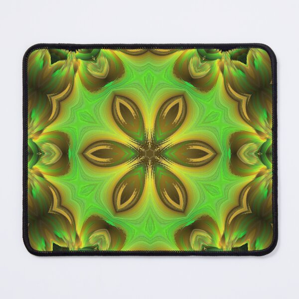 Item preview, floral fantasy in shades of bright green colours designed and sold by mister-john.