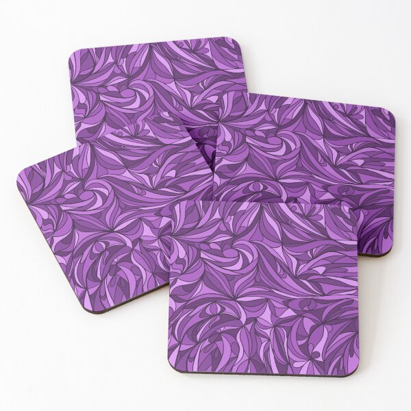 Item preview, Swirly Swooshes Purple designed and sold by JulieSR.