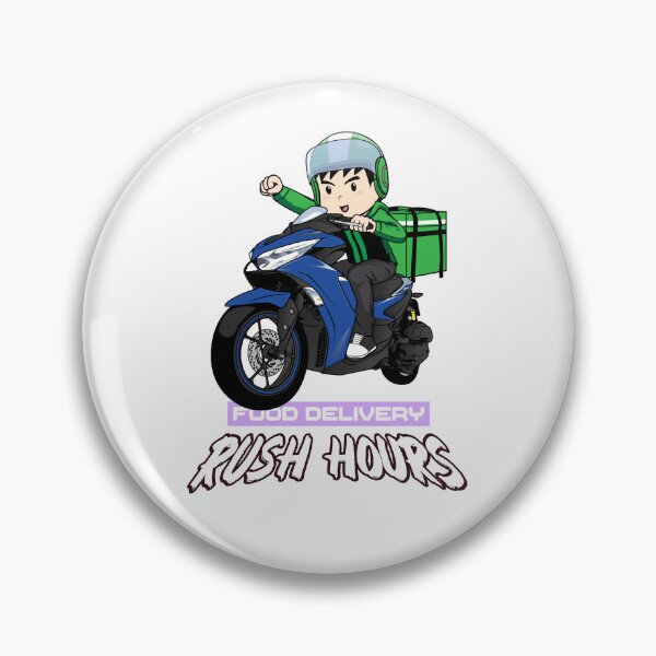 Item preview, Food Delivery Rush Hours All The Way designed and sold by darknessjeff86.