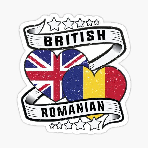 Romanian Flag Stickers for Sale