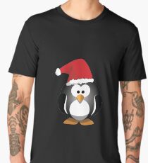 Happy Christmas Cute Penguin Men's Premium T-Shirt