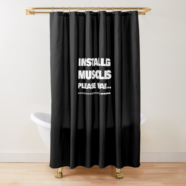 Item preview, BODY BUILDING INSTALLIG MUSCLES PLEASE WAIT... designed and sold by KiziuMiziu ⭐⭐⭐⭐⭐.