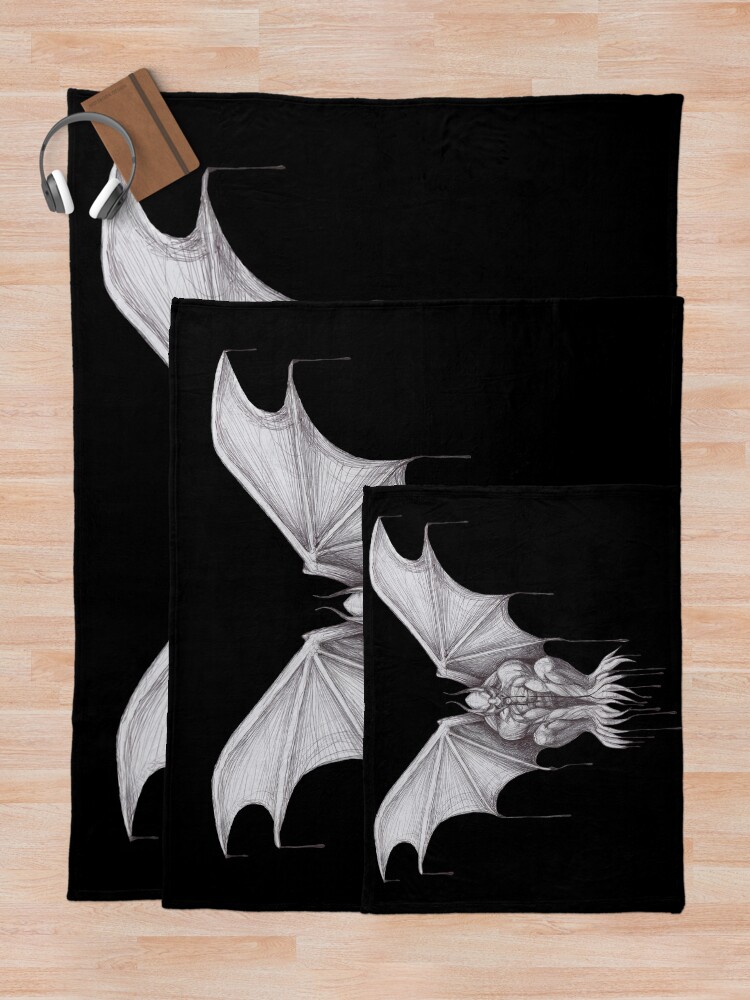 Throw Blanket, Gargoyle designed and sold by zeljkica