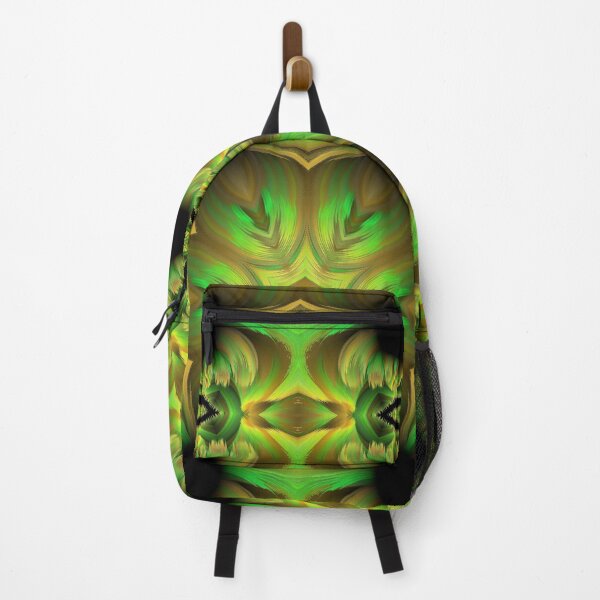Item preview, geometric floral fantasy in shades of bright green colours designed and sold by mister-john.
