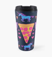 Kittycorn Pizza Rainbows Travel Mug