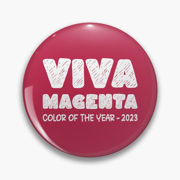 Item preview, Color of The Year 2023 Viva Magenta with ChalkBoard Style Text designed and sold by ittybittyowl.