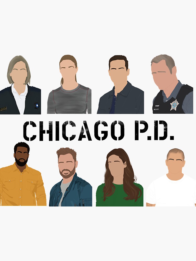 "chicago pd season 10" Sticker for Sale by HypeCulte Redbubble