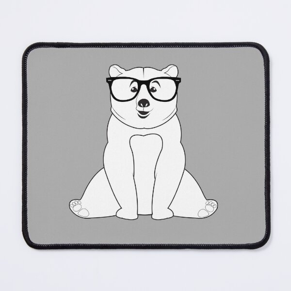 Item preview, Hipster B bear designed and sold by KGoPrintables.