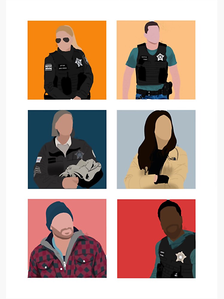 "chicago pd squad" Sticker for Sale by HypeCulte Redbubble