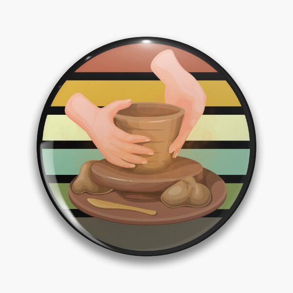 Item preview, Ceramic Retro Kiln Pottery Potter Handcraft designed and sold by Emotionsy.