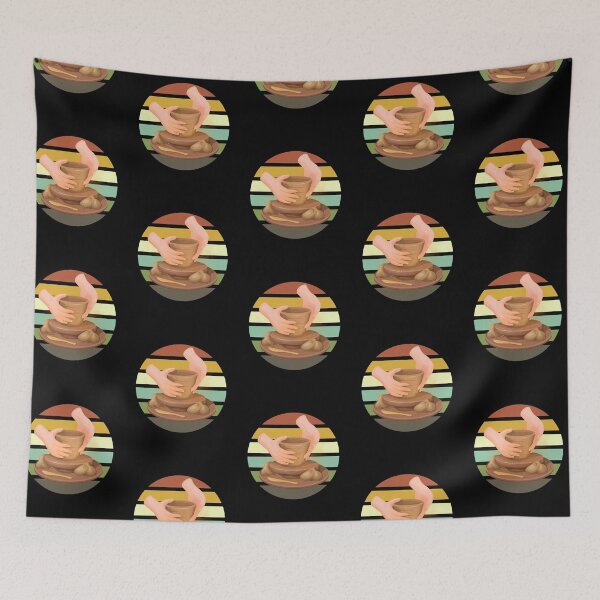 Item preview, Ceramic Retro Kiln Pottery Potter Handcraft designed and sold by Emotionsy.