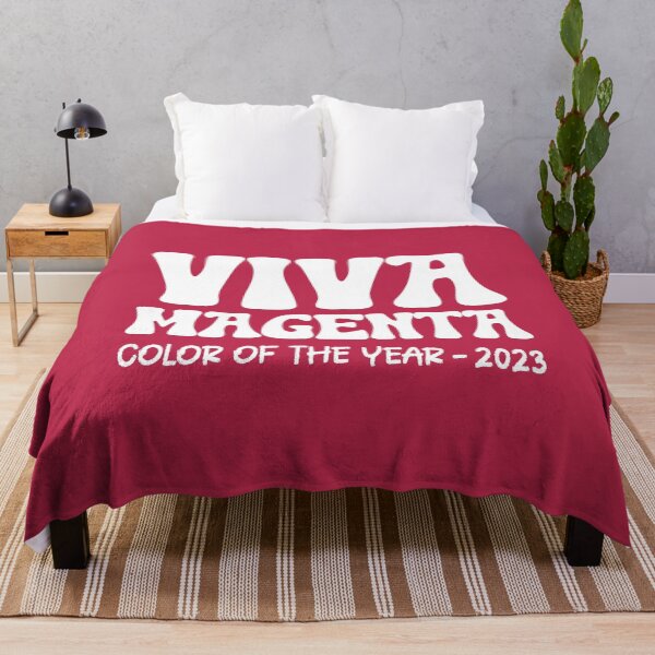 Item preview, Color of The Year 2023 Viva Magenta with Retro Text designed and sold by ittybittyowl.