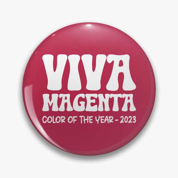Item preview, Color of The Year 2023 Viva Magenta with Retro Text designed and sold by ittybittyowl.