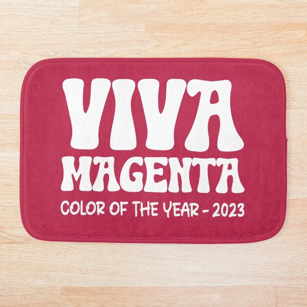 Item preview, Color of The Year 2023 Viva Magenta with Retro Text designed and sold by ittybittyowl.