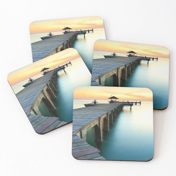 Item preview, Wooden Bridge On The Seaside designed and sold by NengShop.