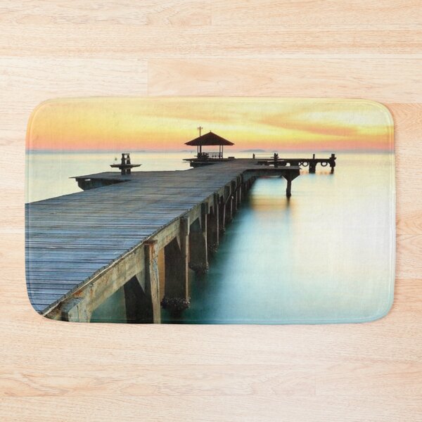 Item preview, Wooden Bridge On The Seaside designed and sold by NengShop.