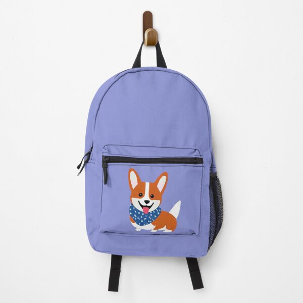 Item preview, Corgi Dog Farmhand in Purple Periwinkle designed and sold by nicecorgi.
