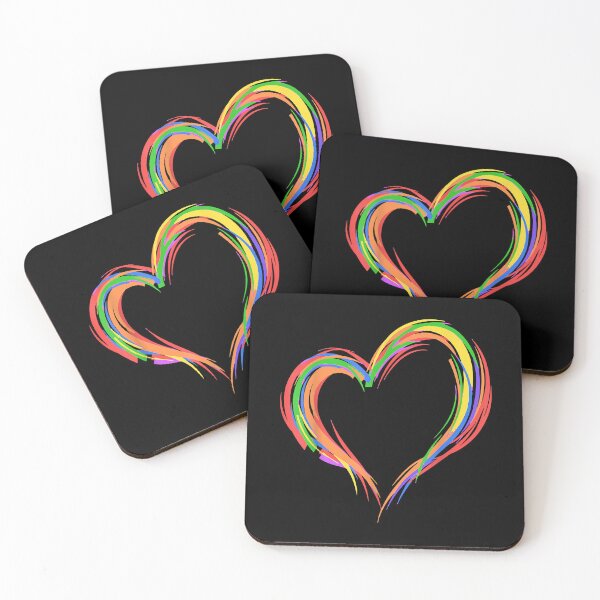 Item preview, Heart Rainbow Flag LGBT Gay Les Pride Support LGBTQ Parade designed and sold by Helbon-art.