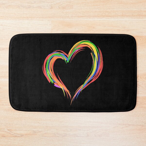 Item preview, Heart Rainbow Flag LGBT Gay Les Pride Support LGBTQ Parade designed and sold by Helbon-art.