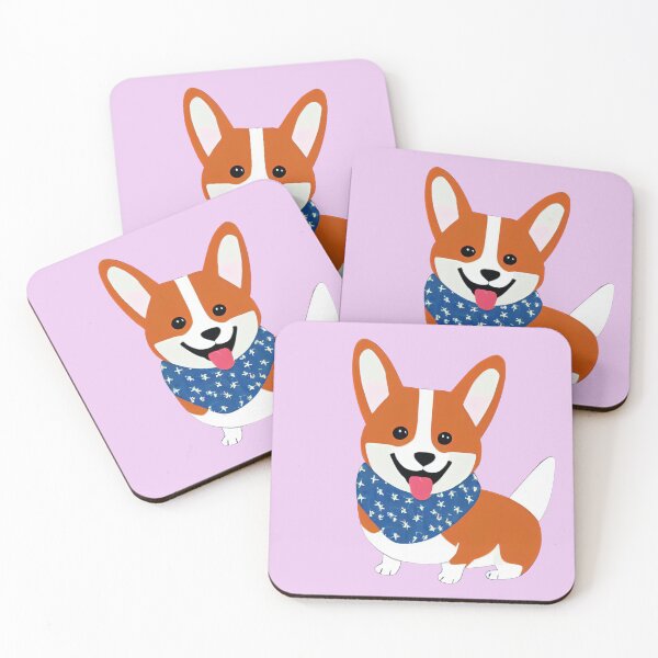 Item preview, Corgi Dog Farmhand in Pink Lavender designed and sold by nicecorgi.