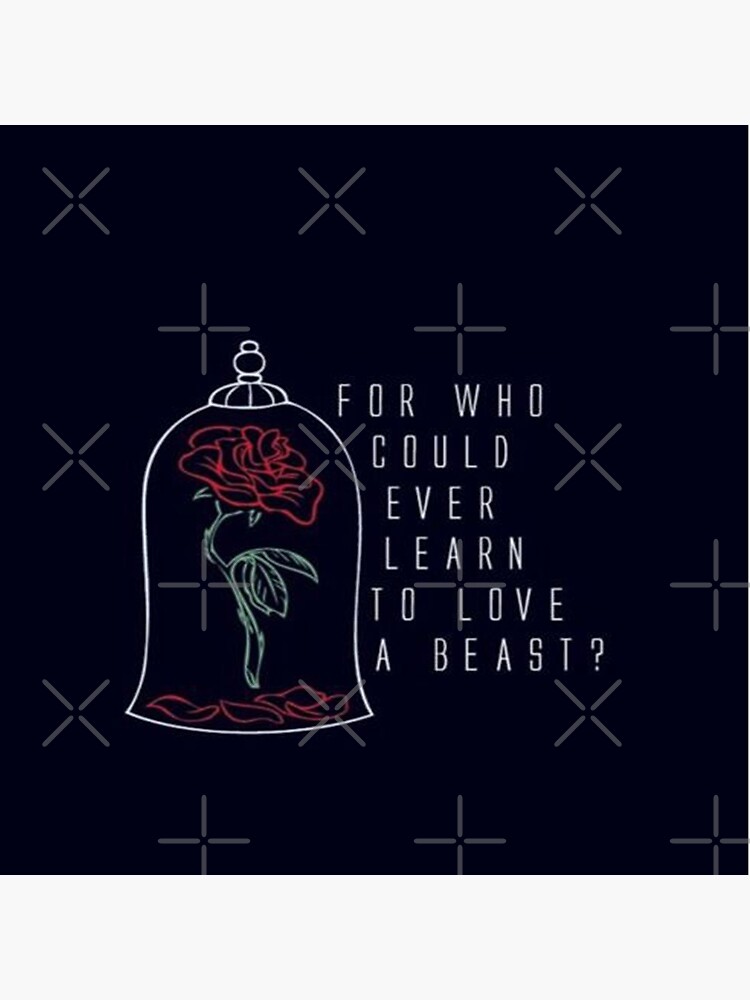 Tote Bag Citation La Belle Et La Bete Par Quotelover19 Redbubble