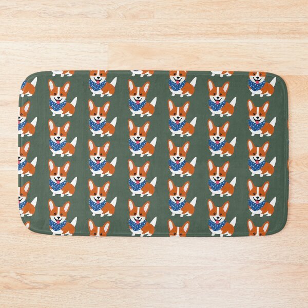 Item preview, Corgi Dog Farmhand in Green designed and sold by nicecorgi.