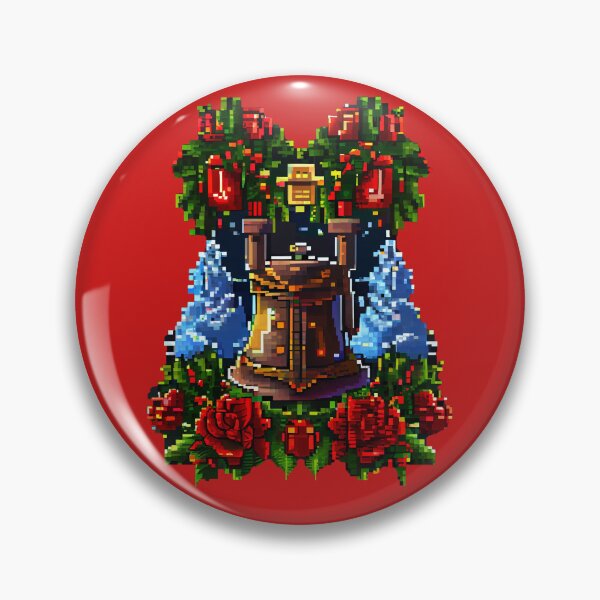 Item preview, Christmas bell and trees. designed and sold by Pixelarium.