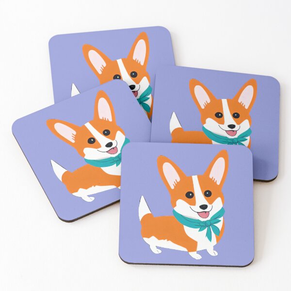 Item preview, Corgi Dog Scout in Purple Periwinkle designed and sold by nicecorgi.