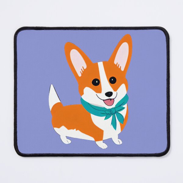 Item preview, Corgi Dog Scout in Purple Periwinkle designed and sold by nicecorgi.