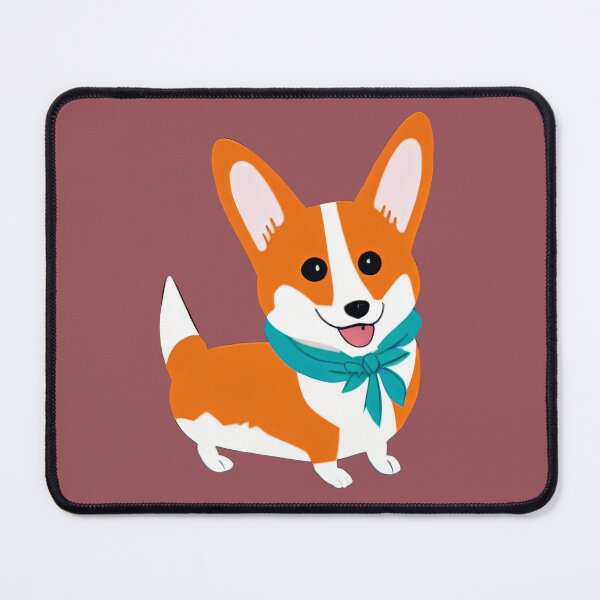 Item preview, Corgi Dog Scout in Red Rose designed and sold by nicecorgi.