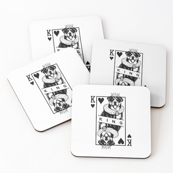 Item preview, Greater Swiss Mountain Dog King Of Hearts Card Pop Art designed and sold by GrandeDuc.
