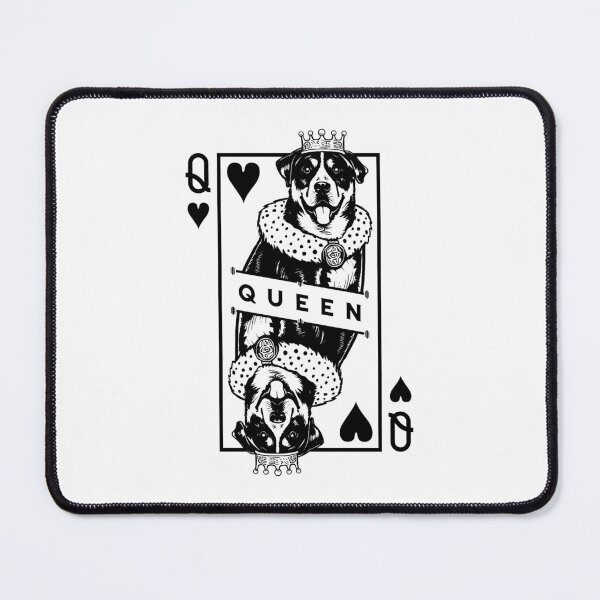 Item preview, Greater Swiss Mountain Dog Queen Of Hearts Card Pop Art designed and sold by GrandeDuc.