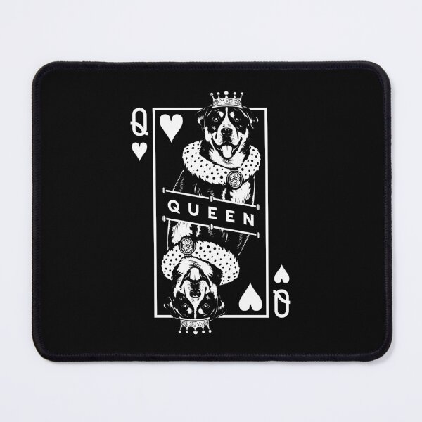Item preview, Greater Swiss Mountain Dog Queen Of Hearts Card Pop Art designed and sold by GrandeDuc.