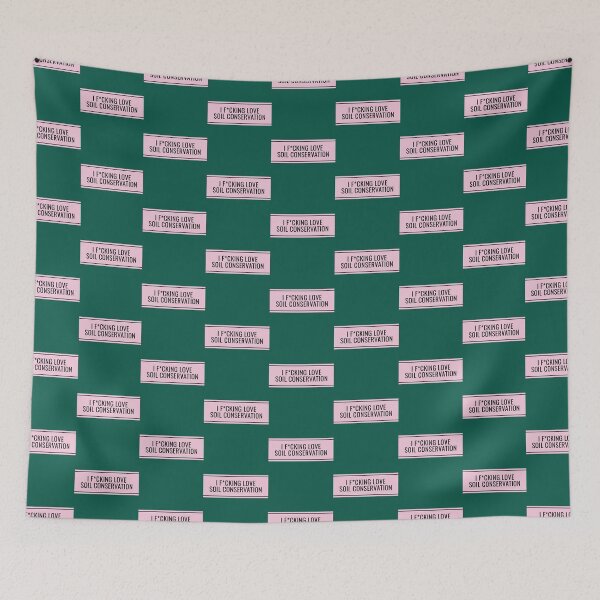 Item preview, I Love Soil Conservation      designed and sold by MODERNCURTAINS.
