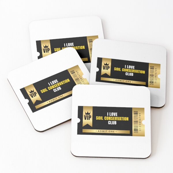 Item preview, I Love Soil Conservation Club Ticket   designed and sold by MODERNCURTAINS.