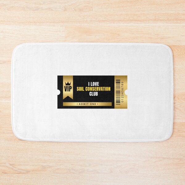 Item preview, I Love Soil Conservation Club Ticket   designed and sold by MODERNCURTAINS.