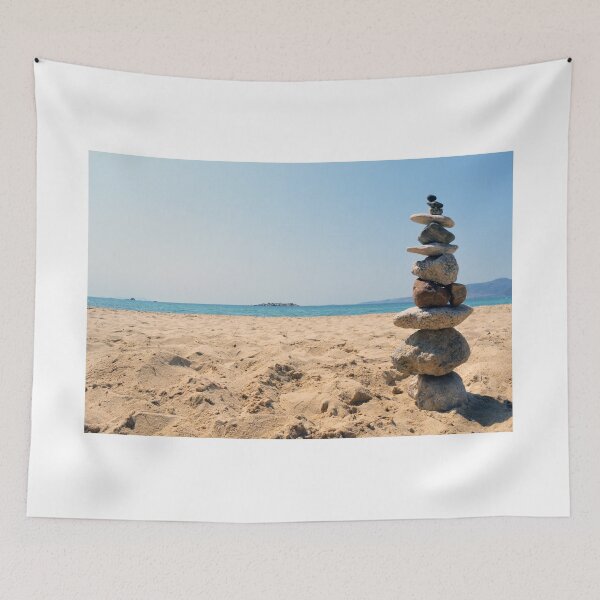 Item preview, Stack of rocks by the sea  designed and sold by oanaunciuleanu.
