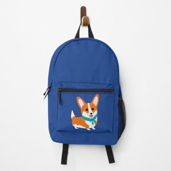 Item preview, Corgi Dog Scout in Blue designed and sold by nicecorgi.
