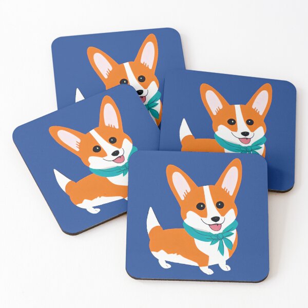 Item preview, Corgi Dog Scout in Blue designed and sold by nicecorgi.
