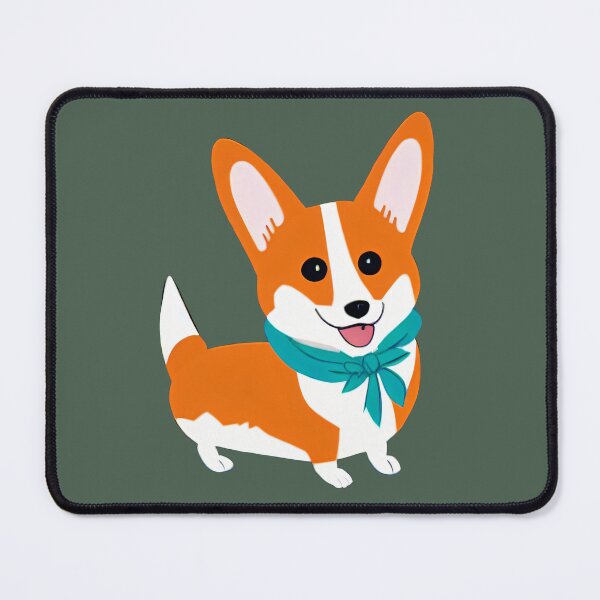 Item preview, Corgi Dog Scout in Green designed and sold by nicecorgi.