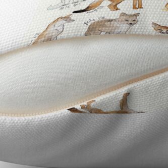 Alternate view of Foxes Throw Pillow