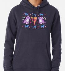 Kittycorn Pizza Rainbows Pullover Hoodie